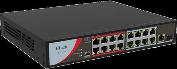 Hılook Ns-0318p-130(b), 16 Port, Megabit, 16 Port Poe, 130w, +1 Port Gigabit, +1 Port Gigabit Sfp, L - Image 1