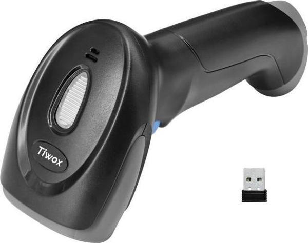 Tıwox Vsk-227 1d Lazer Kablosuz Barkod Okuyucu Batarya + Mını Usb Dongle - Image 1