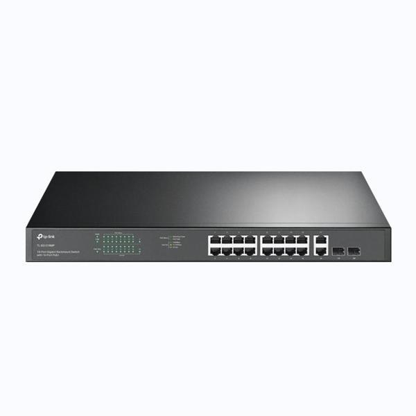 Tp-lınk Sg1218mp, 18 Port Gigabit, 16 Port Poe, + 2port Gigabit Combo Sfp, 250w Rackmount Yönetilebi - Image 1