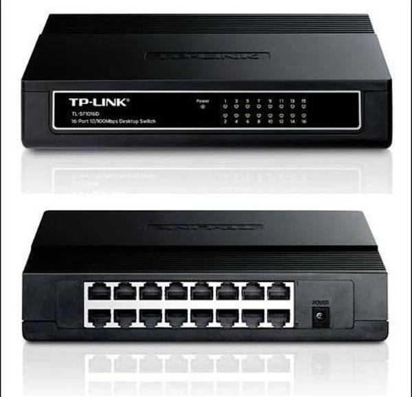 Tp-lınk Tl-sf1016d, 16 Port, Megabit, Yönetilemez, Masaüstü Switch - Image 1