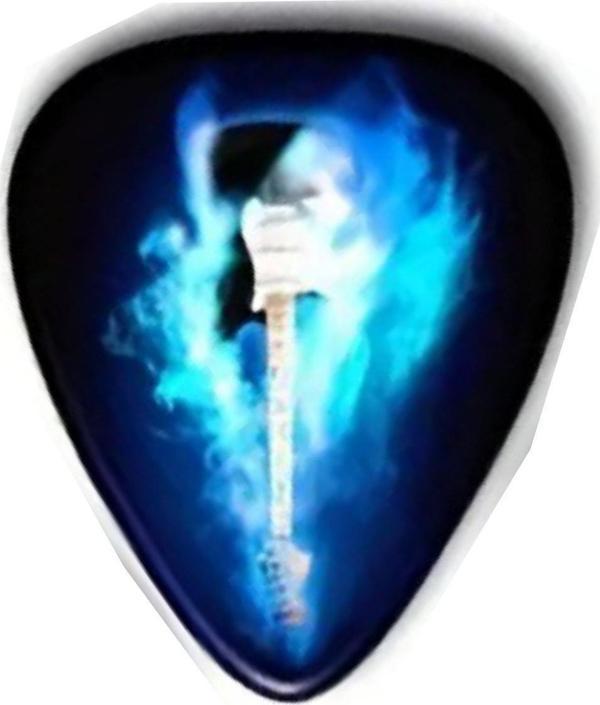 717S1 Gitar Penası 1 Adet Blue Light (0.96mm) - Image 1