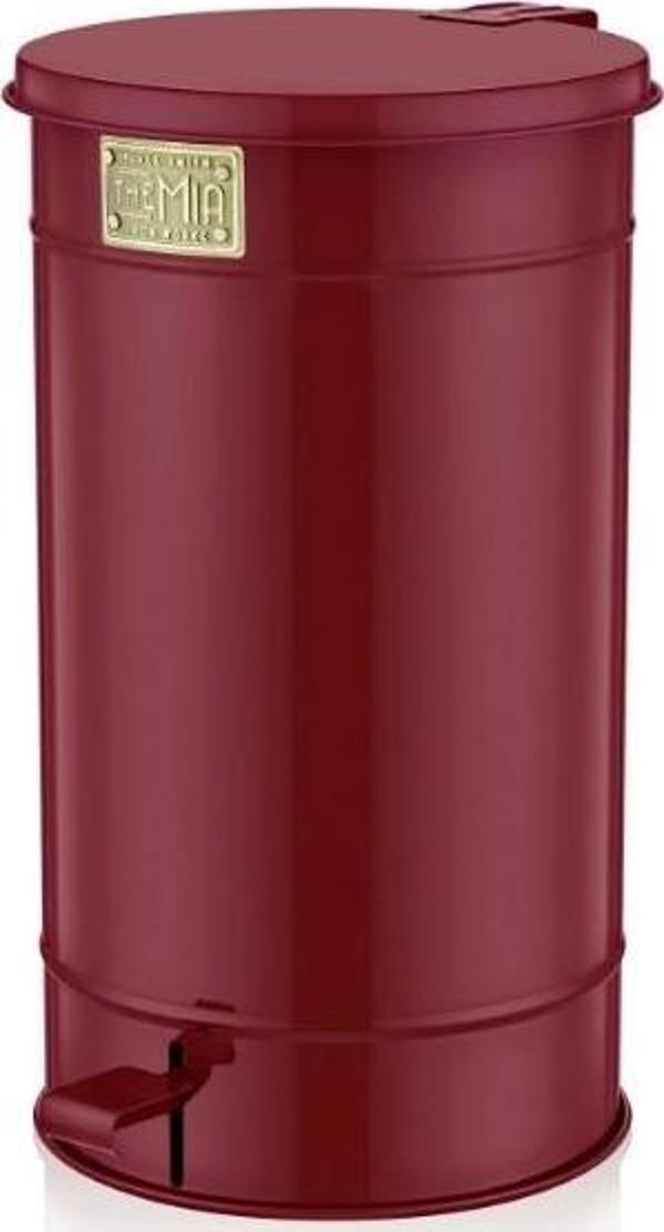 The Mia Çöp Kovası 24 Litre Bordo GLV0745 - Image 1