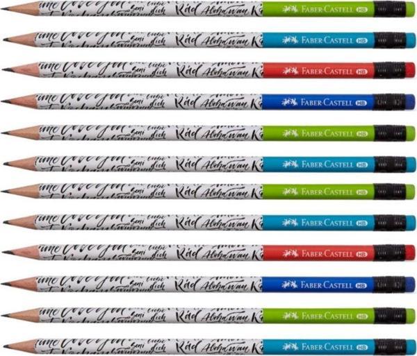 Caligraphy Silgili Yuvarlak Kurşun Kalem 12 Li Paket (5244119603) - Image 1