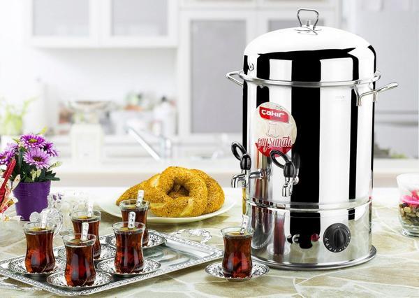Çakır Mutfak 140 Bardak Endüstriyel Çay Otomatı (Metal Musluklu) - Image 1