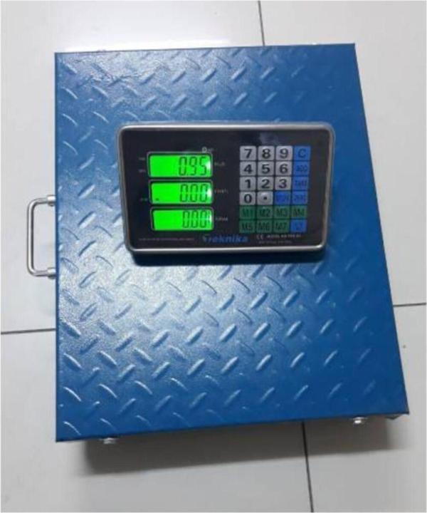 300 KG Bluetoothlu Terazi Kantar Paslanmaz Çelik Gövde 42x52 Cm - Image 1