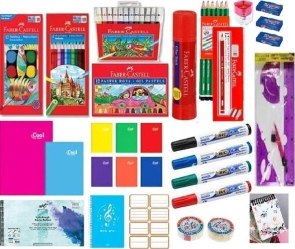 Okula Dönüş Ilkokul 2. Sınıf, 3. Sınıf, 4. Sınıf Kırtasiye Seti Çantasız Ful Set Yok Yok 36 Parça - Image 1