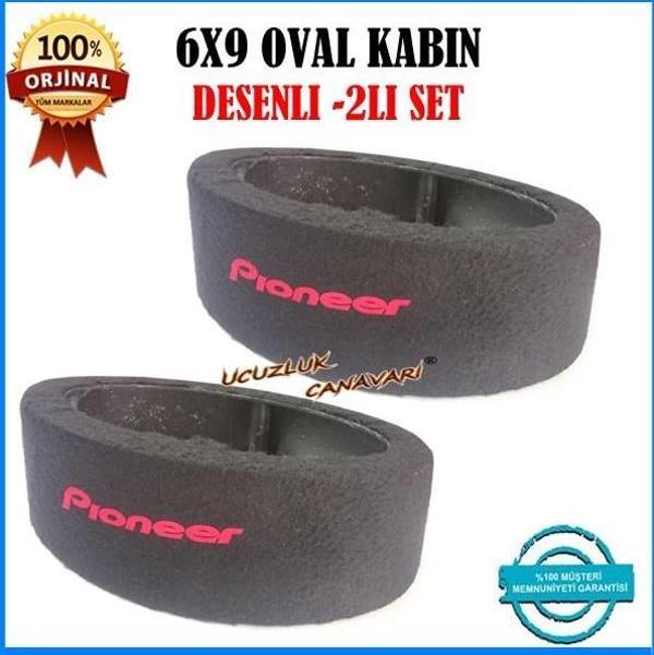 Pioneer Logolu6X9 Oval Hoparlör Kabini 2Li Set - Image 1