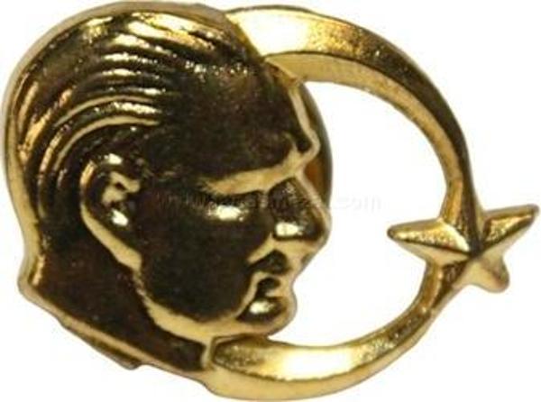 Ayyıldızlı Atatürk Yaka Rozeti (30' Adet) - Image 1