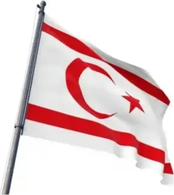 K.K.T.C Bayrakları 30x45 cm - Image 1