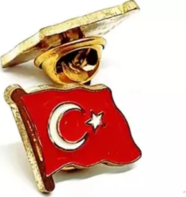 Mineli Bayrak Yaka Rozeti (10'Adet) - Image 1