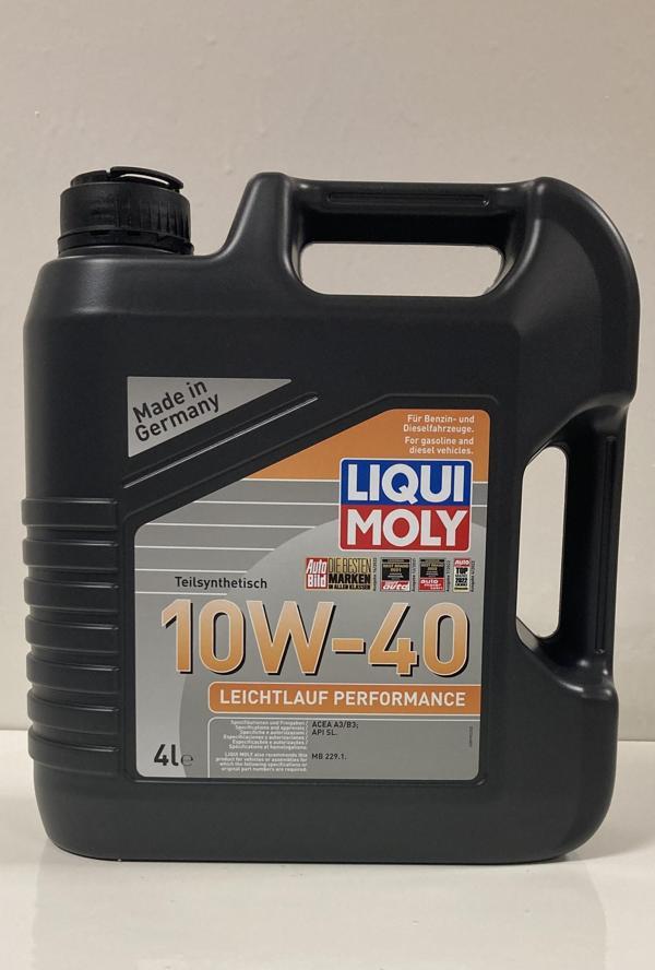 Liqui Moly Leichtlauf Performance 10W-40 4 lt Motor Yağı - 2023 - Image 1