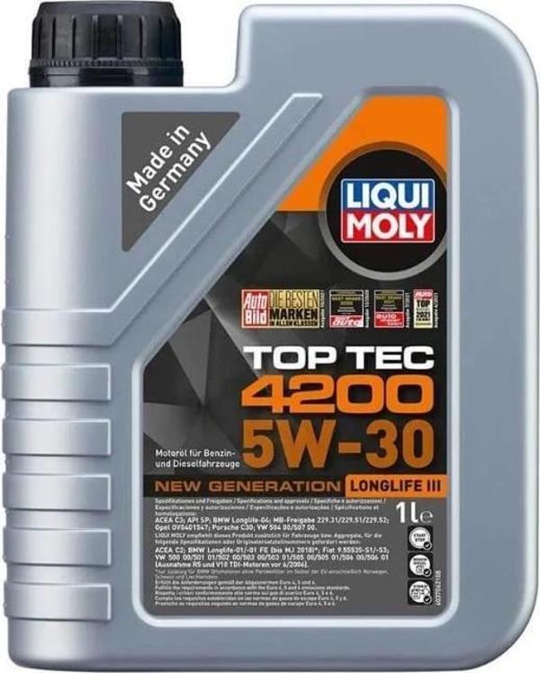 Liqui Moly Top Tec 4200 5W-30 1 lt Motor Yağı - Image 1