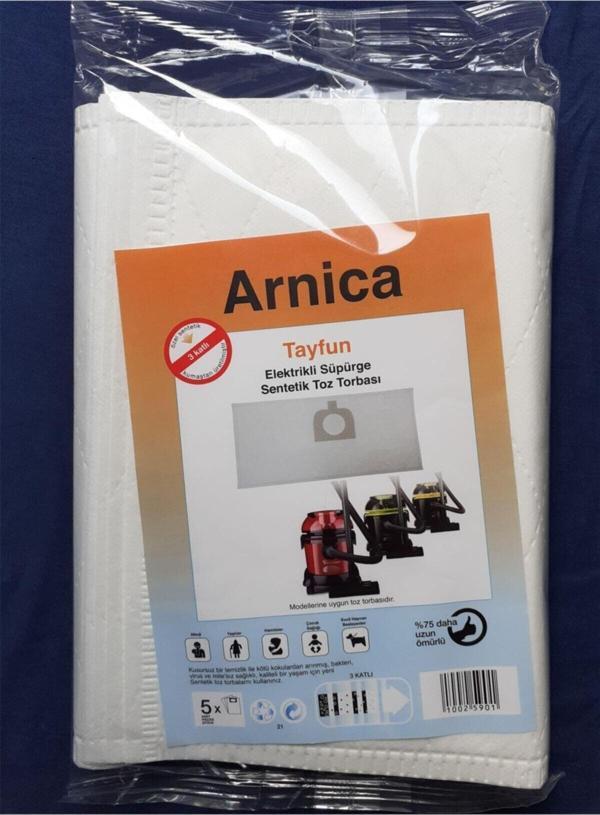 Arnica Tayfun Süpürge Toz Torbası Bez 5 Adet - Image 1