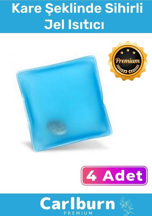 Özel Üretim Soğuk Havalarda Kare Şeklinde El Isıtıcısı Sihirli Jel Isıtıcı Torba Cep Sobası 4 Adet - Image 1