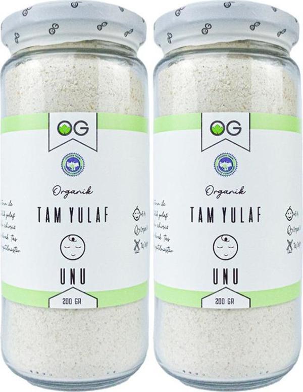 2'li Organik Tam Yulaf Unu 200 Gr +6 Ay - Image 1