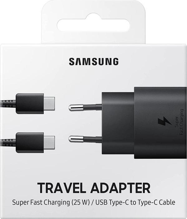 Samsung Usb-c 25w Hızlı Şarj Aleti Ep-ta800xbegww Siyah ( Türkiye Garantili) - Image 1