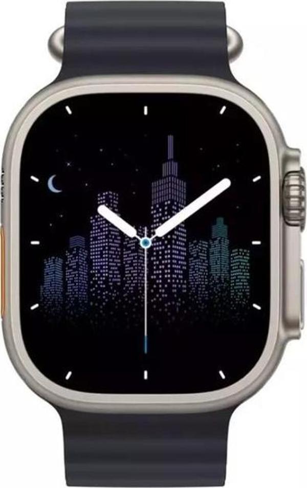 Schitec 2024 Watch 8 Pro Max Amoled Ekran Android İos Uyumlu Akıllı Saat Siyah - Image 1