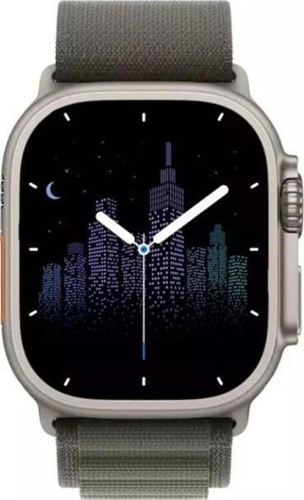 Schitec 2024 Watch 8 Pro Max Amoled Ekran Android İos Uyumlu Akıllı Saat Yeşil - Image 1