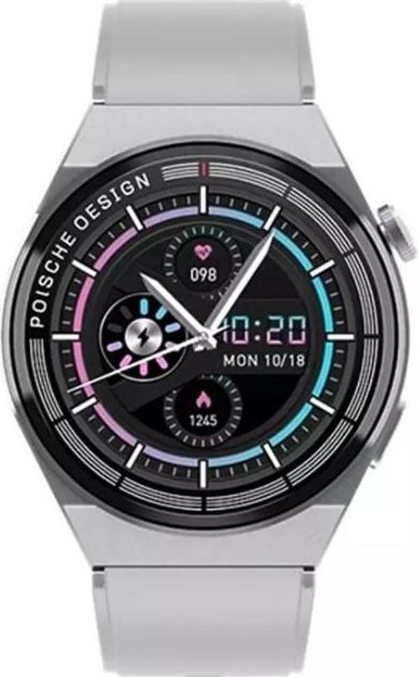 Schitec 2024 Watch Gt3 Max Android İos Harmonyos Uyumlu Akıllı Saat Gümüş - Image 1