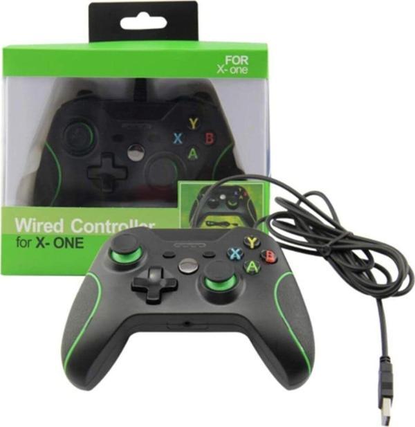Feza Xbox One S X Uyumlu Kablolu Joystick Controller Gamepad - Image 1