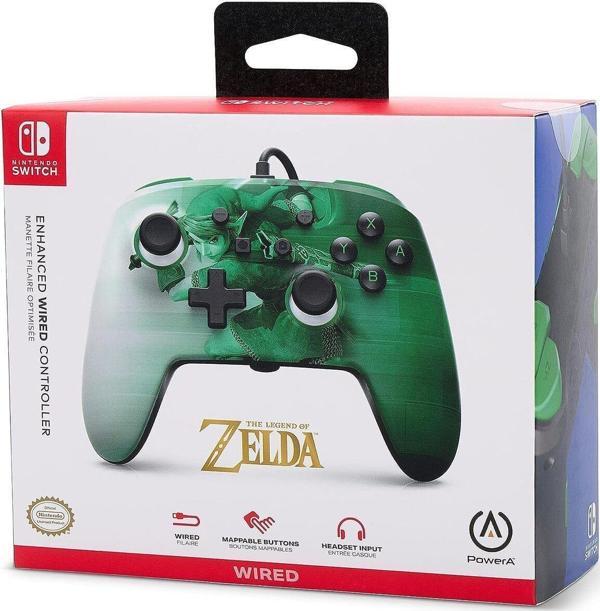 Powera Nintendo Switch Kablolu Oyun Kolu Lisanslı Heroic Link - Image 1