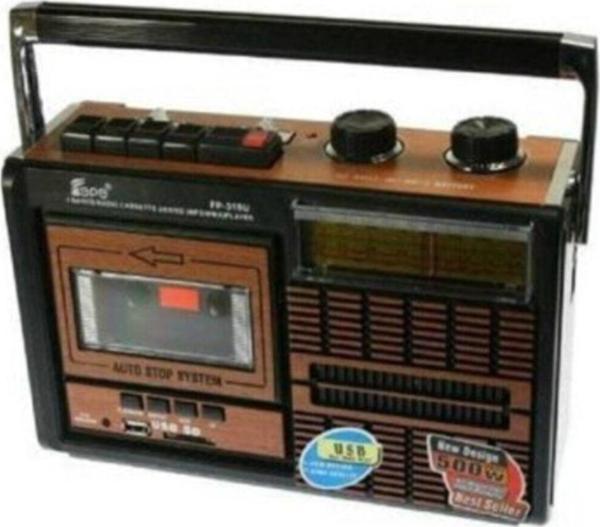 Tepe Fp-319U Usb Sd Kart Fm Retro Radyo Kaset Çalar - Image 1