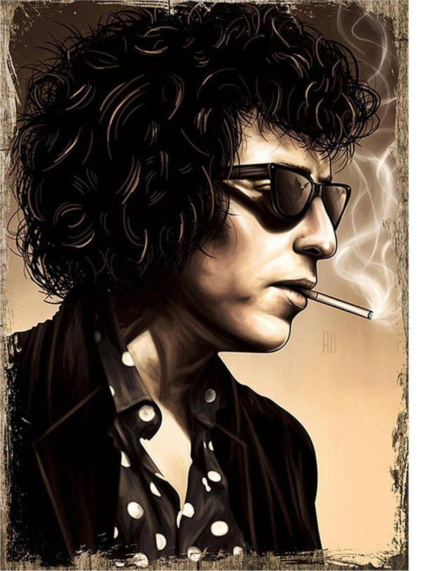 Bedeko Ahşap Tablo Bob Dylan - Image 1