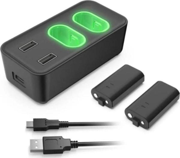 Havuz Elektronik Xbox Series S X Uyumlu Batarya Şarj Dock + 2 Adet Pil Dahil - Image 1