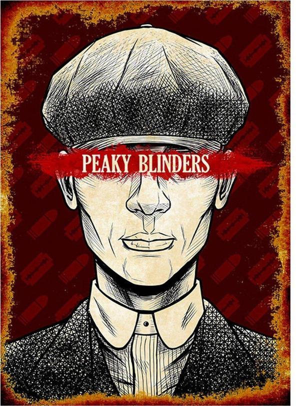 Bedeko Ahşap Tablo Peaky Blinders Dizi Afişi - Image 1