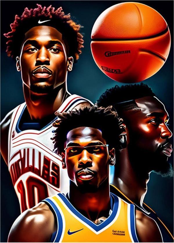 Bedeko Basketbol Temalı Mdf Tablo - Image 1