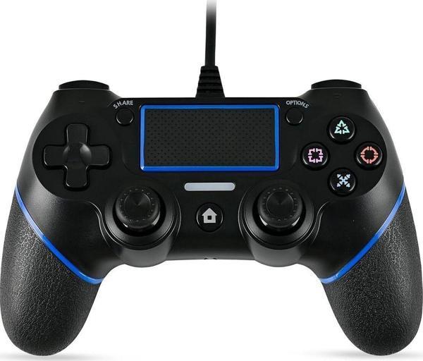 Kontorland Ps4 Ve Pc Uyumlu Titreşimli Kablolu Oyun Kolu Gamepad - Image 1