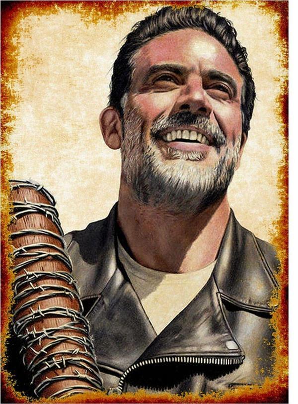 Bedeko Negan Walking Dead Mdf Poster - Image 1