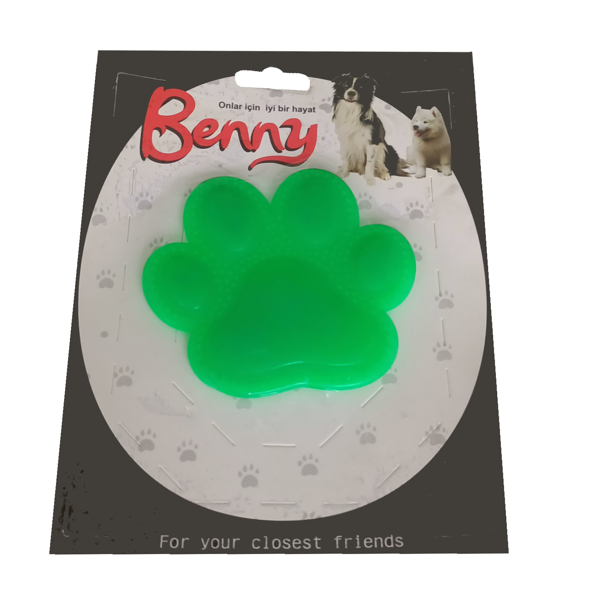 Benny Köpek Oyuncağı Pati 9,5 x 9 cm Yeşil - Image 1
