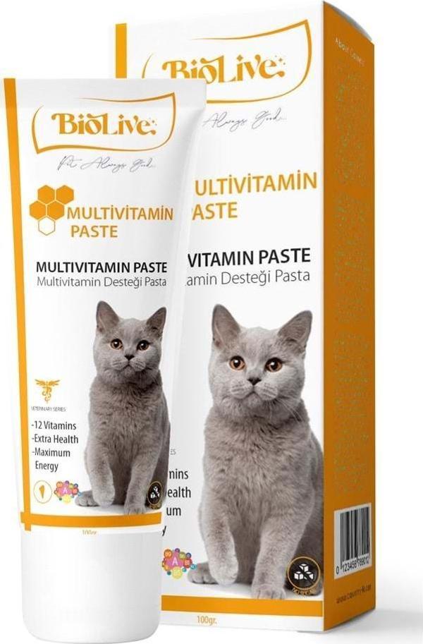 Biolive Kediler İçin Multivitamin Paste 100gr - Image 1