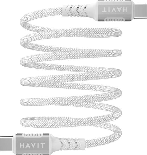 Havit CB6297 Type-C to Type-C Uyumlu Manyetik Şarj Kablosu PD60W - Image 1