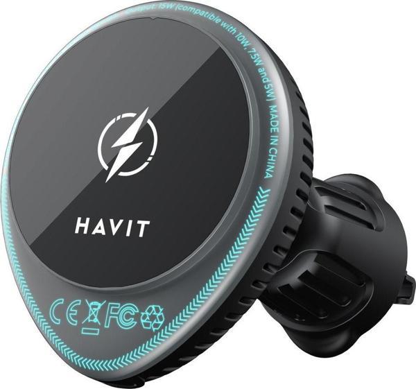 Havit W3036 15W MageSafe Soğutucu Fanlı Araç Şarjı - Image 1