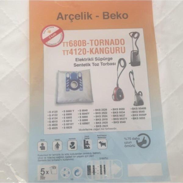Arçelik Tornada Ve Kanguru Süpürge Torbası - Image 1