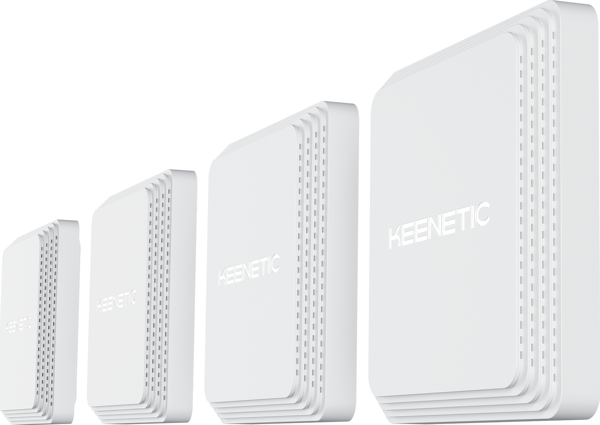 Keenetic Orbiter Pro 4'Lü Paket 2x1Gbit/s AC1300 2.4/5Ghz 1300Mbps 4dbi Poe Wpa3 Wi-Fi Mesh Fiber Router AP - Image 1
