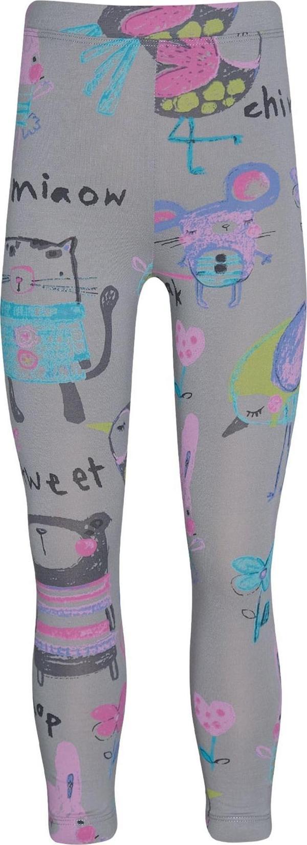 Ay Grisi Chirping Animals Kız Çocuk Yazlık Desenli Tayt - Image 1