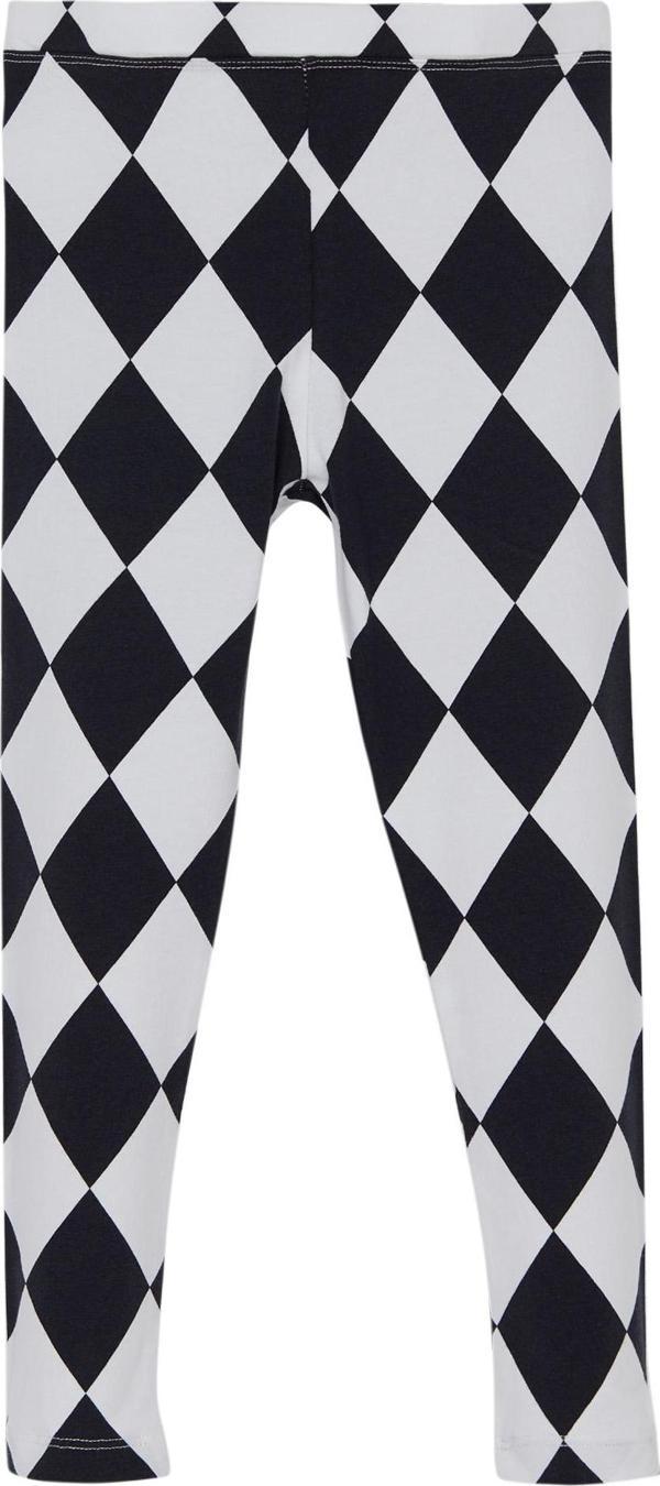Monochrome Diamond Kız Çocuk Desenli Yazlık Tayt - Image 1