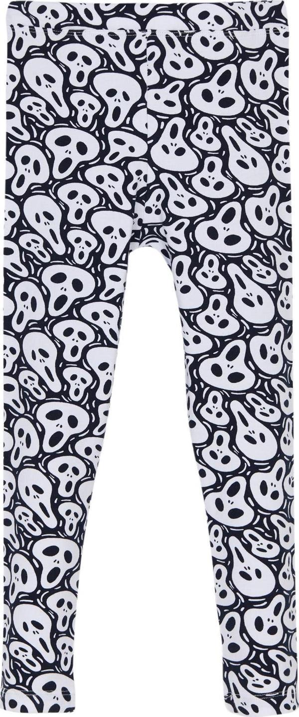 Monochrome Scream Kız Çocuk Desenli Yazlık Tayt - Image 1