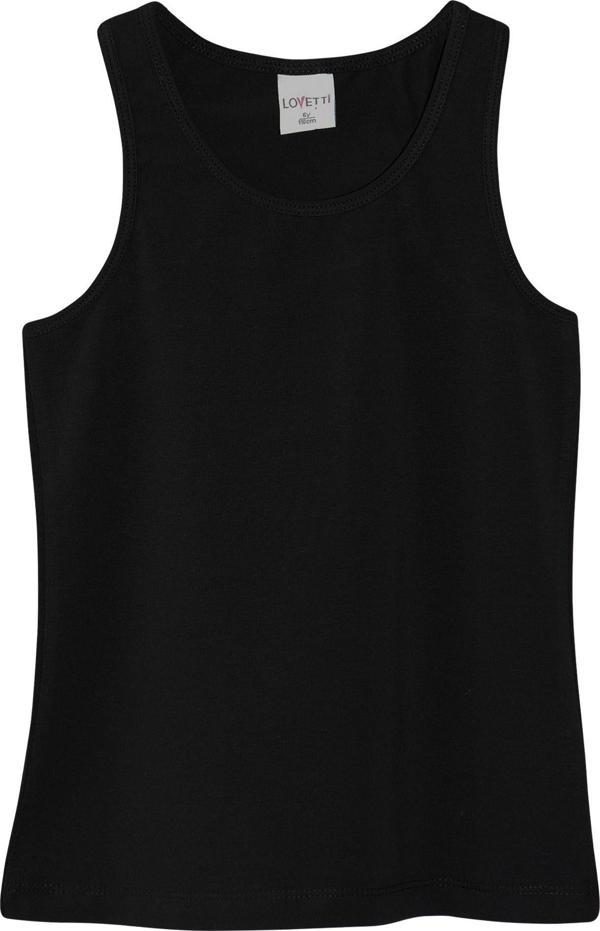 Siyah Basic Kız Çocuk Arka Büzgülü Yüzücü Atlet - Image 1