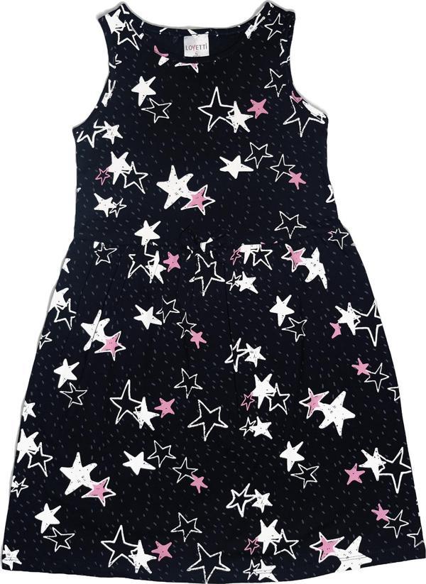 Crayon Stars Kız Çocuk Desenli Kolsuz Elbise - Image 1