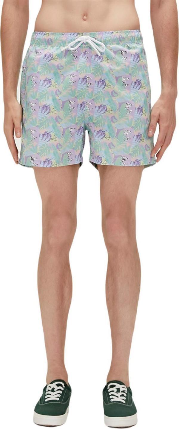 Bad Bear 23.01.09.007-C125 Monstera Erkek Deniz Şortu - Image 1
