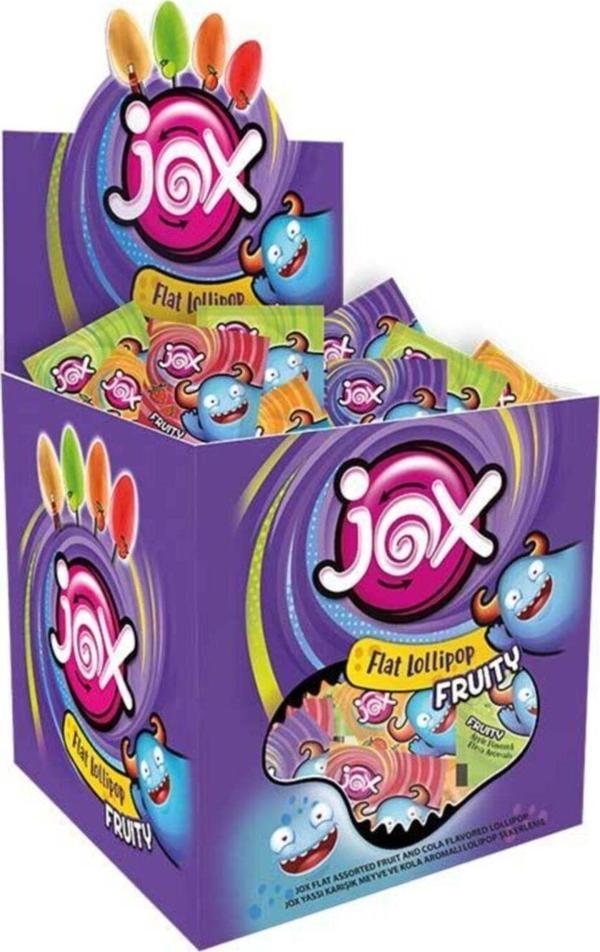 JOX Flat Fruıty Yassı Lolipop 8 G X 120 Adet - Image 1