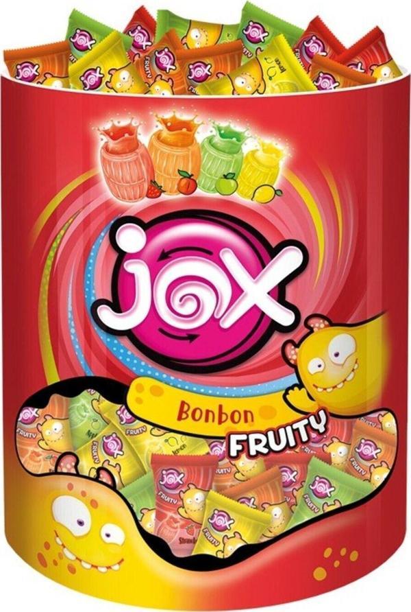 JOX Fruity Bonbon Meyve Aromalı Sıvı Dolgulu Bonbon Şeker Silindir (5 G X 200 Adet) - Image 1