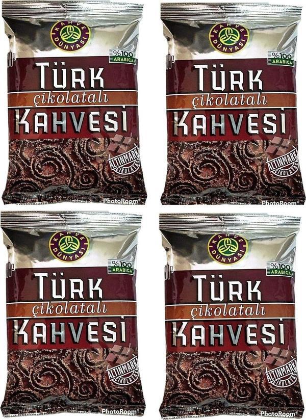 Kahve Dünyası Çikolatalı Türk Kahvesi 4 Adet 100 Gr - Image 1