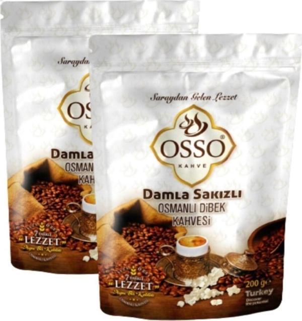 Osso Damla Sakızlı Dibek Kahvesi 200 Gr X 2 Adet - Image 1