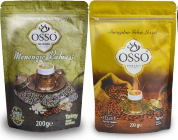 Osso Kahve 2'Li Set (Menengiç Kahvesi + Osmanlı Kahvesi) 200 Gr. - Image 1