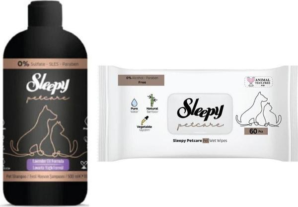 Sleepy Petcare Evcil Hayvan Islak Havlusu+ Şampuan - Image 1